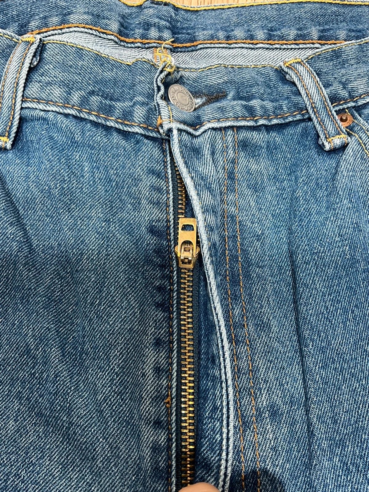 Jean Levi’s Homme 550 Relaxed W36 L36 Vintage 100% Coton Bleu  Lvh 142 – photo 5